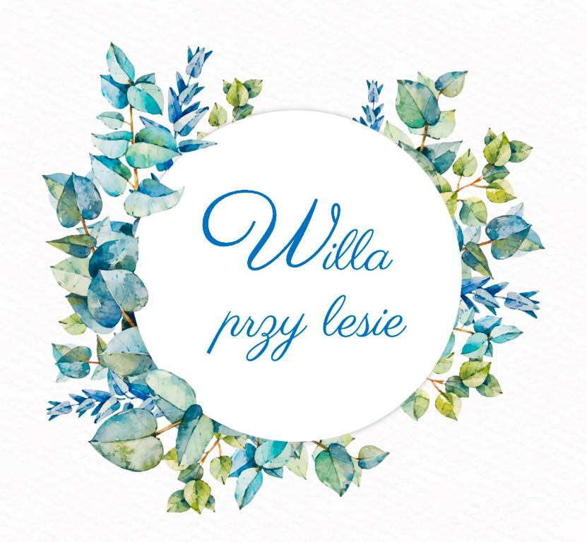 a watercolor wreath with the words willia myoe at Pokój dla dwojga w zacisznej części Sopotu z łazienką wspólną dla dwóch pokoi in Sopot