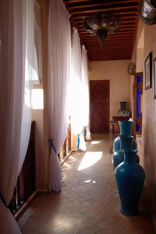 Posezení v ubytování Riad Turquoise