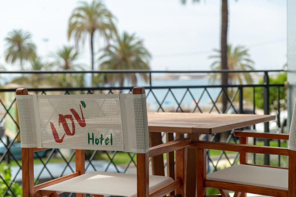 Balkón nebo terasa v ubytování La Dolce Vita Hotel