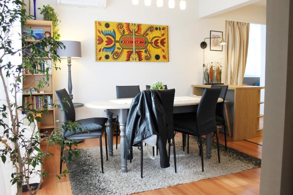 Posezení v ubytování Sunny Day Apartment