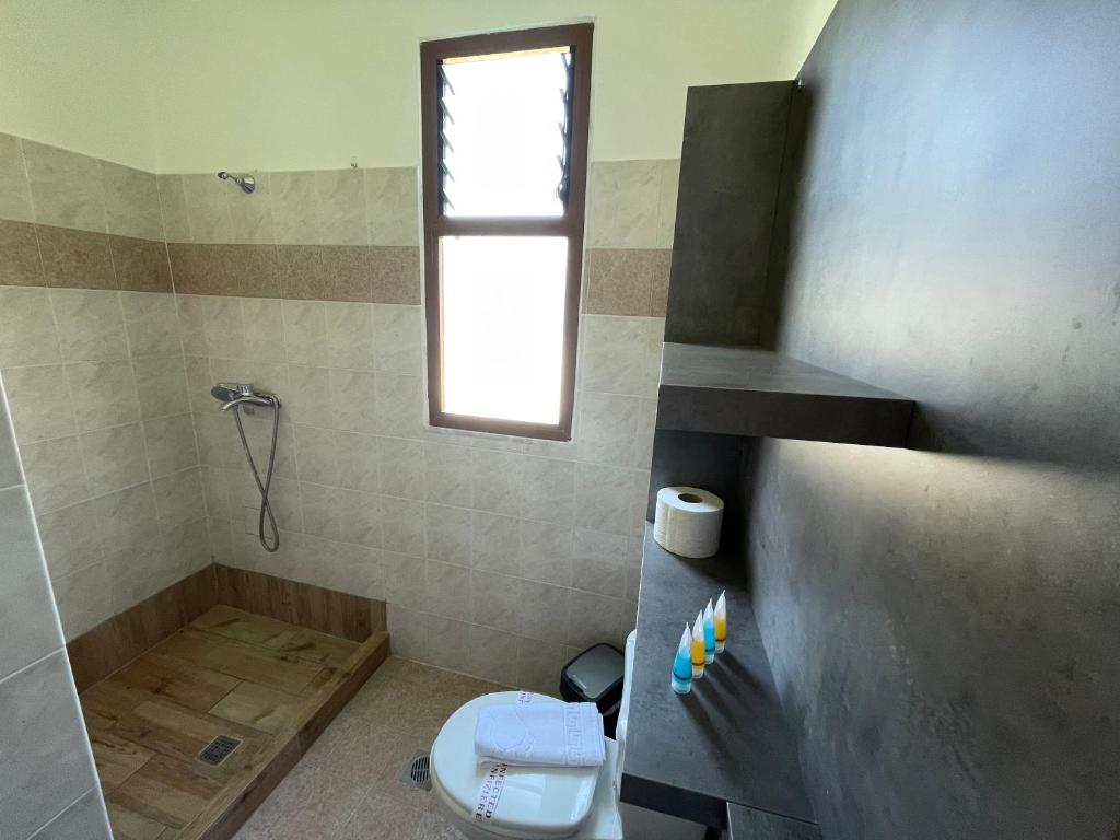 Koupelna v ubytování Hotel Cakalli