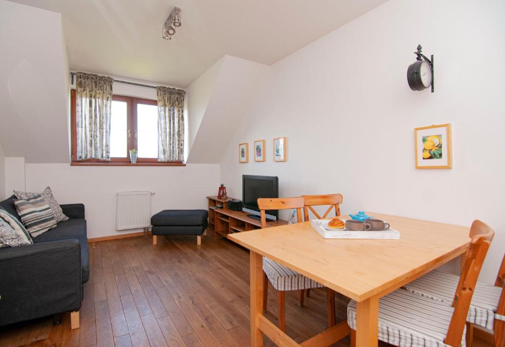 Posezení v ubytování Apartmany Sileas