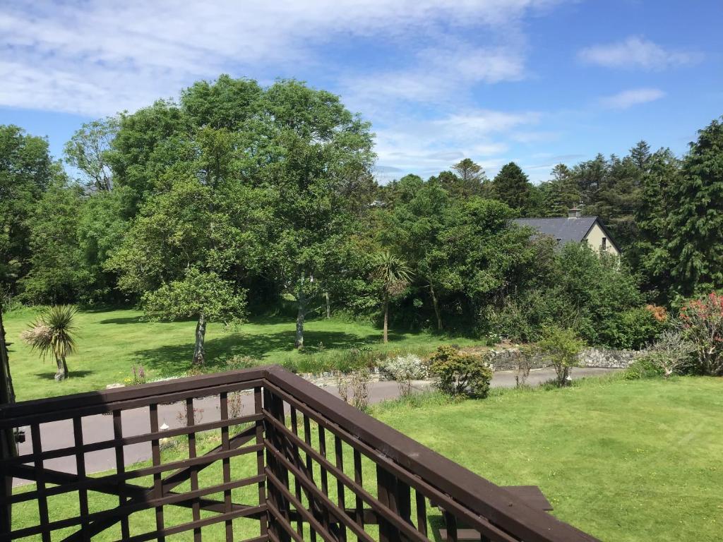 Zahrada ubytování Aran Lodge