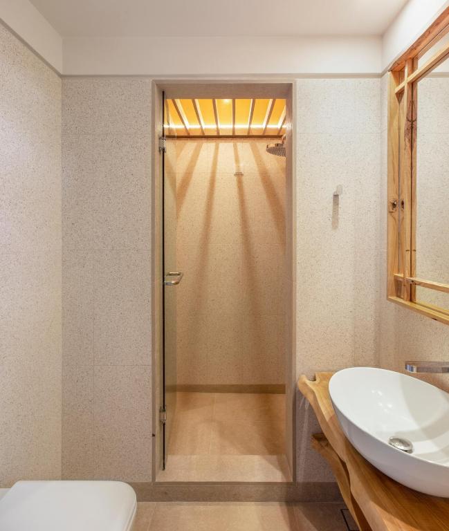 Koupelna v ubytování Greenstone Villas