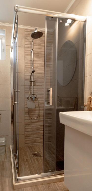 Koupelna v ubytování Diva apartman