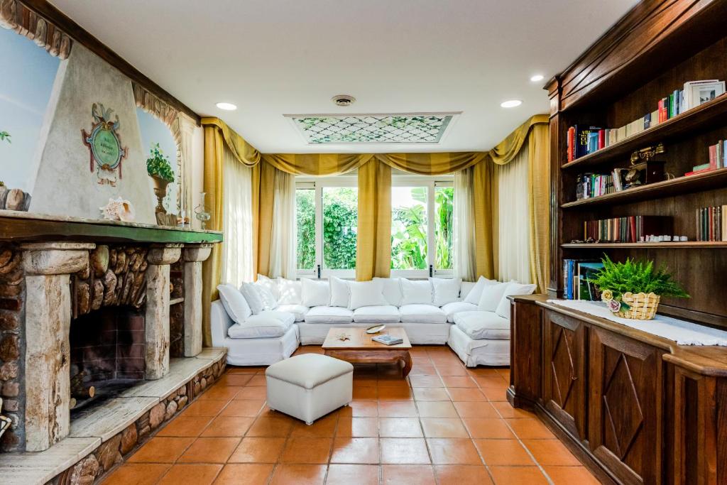Posezení v ubytování Villa Simonetta