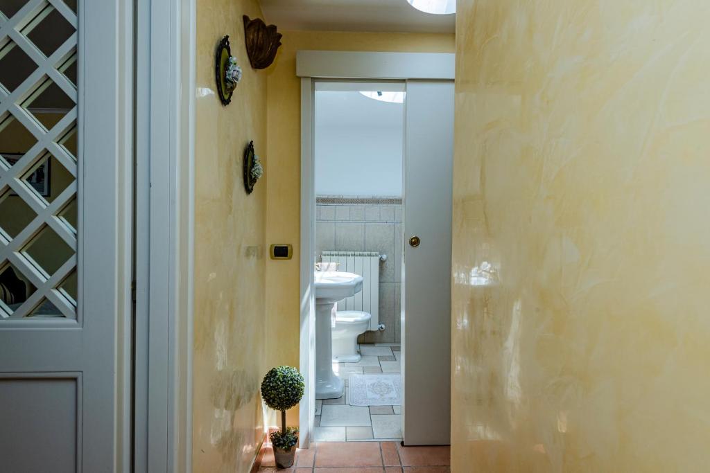 Koupelna v ubytování Villa Simonetta