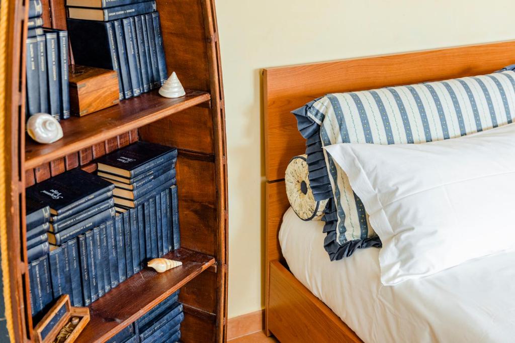 Postel nebo postele na pokoji v ubytování Villa Simonetta