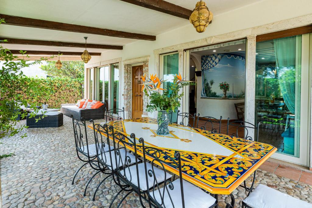 Zahrada ubytování Villa Simonetta