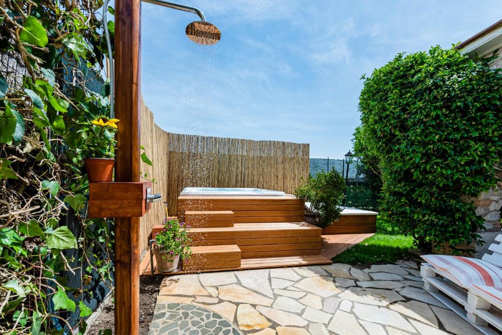 Zahrada ubytování Villa Simonetta