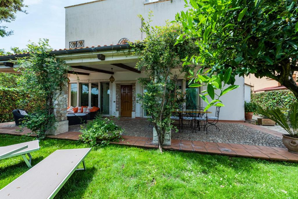 Zahrada ubytování Villa Simonetta