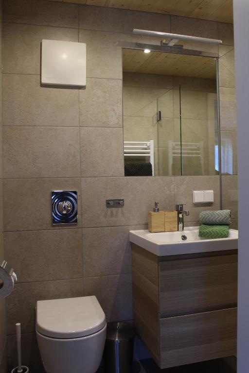 Koupelna v ubytování Apartment Seber