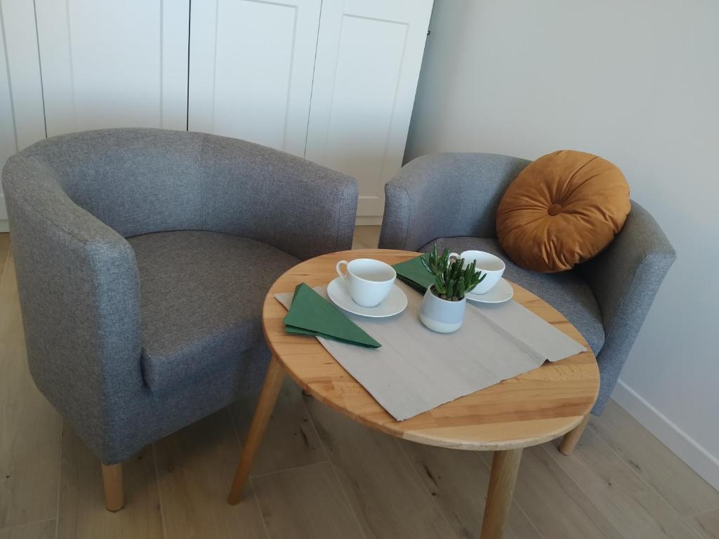 Posedenie v ubytovaní Balticus Apartament Premium
