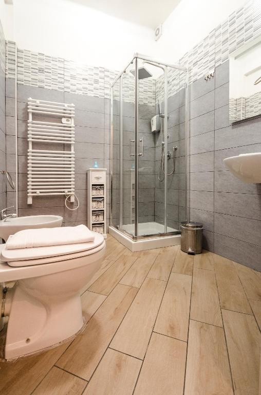 A bathroom at Casa Galliera