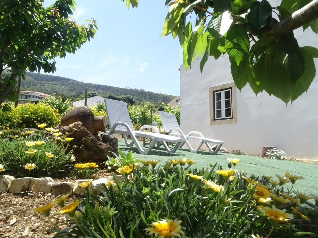 Zahrada ubytování Casa Do Avô In Montejunto