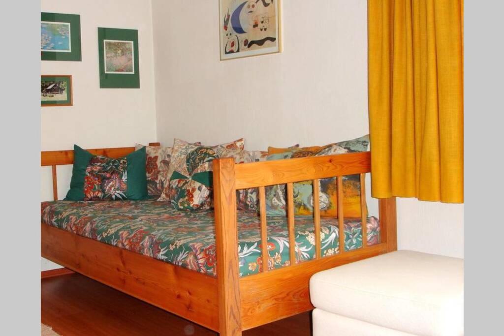 Letto o letti in una camera di Villa Lindwurm
