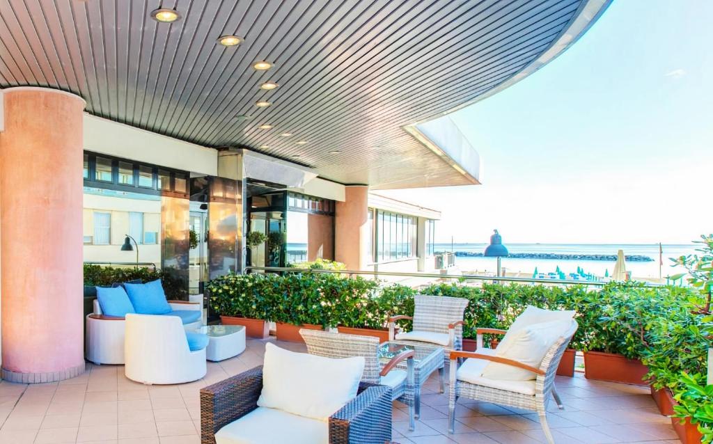 Balkón nebo terasa v ubytování Hotel Royal-Spiaggia