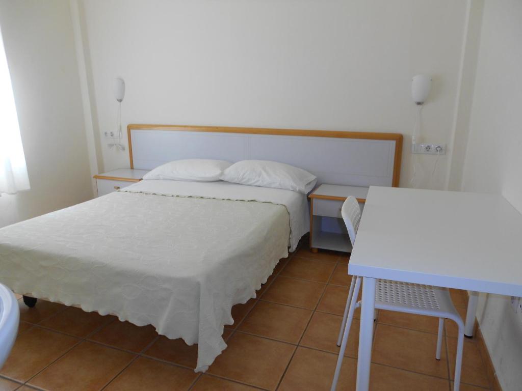 Postel nebo postele na pokoji v ubytování Pension Mova