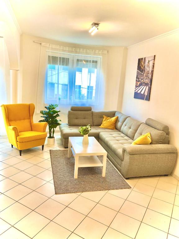 Posezení v ubytování Mirell Apartman