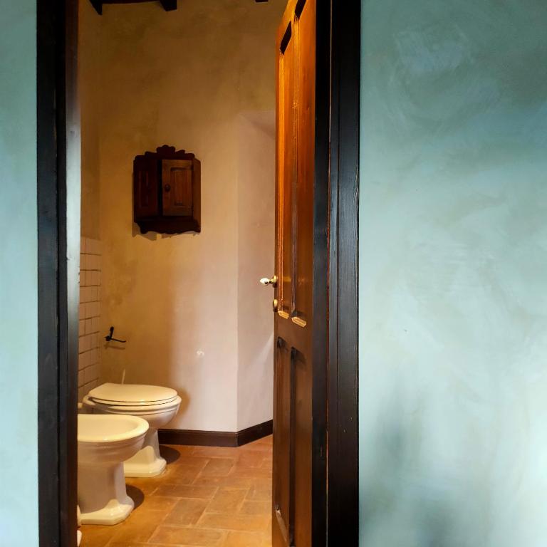 Koupelna v ubytování IL BORGO DI SAN PIO