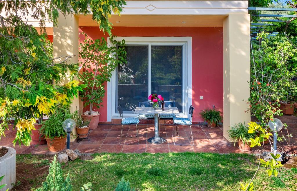 Zahrada ubytování Lefkas Blue Residence