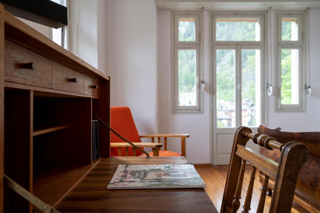 Posezení v ubytování Villa Pineta