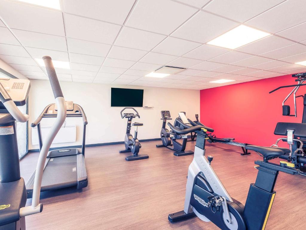 Fitness centrum a/nebo fitness zařízení v ubytování Mercure Bourg En Bresse
