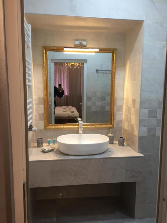 Koupelna v ubytování HOTEL COMFORT
