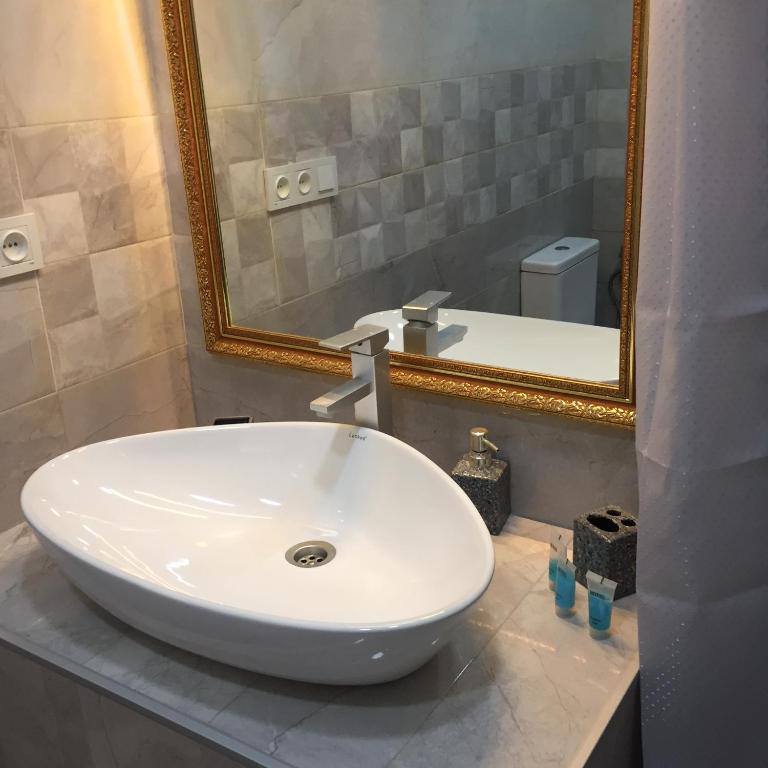 Koupelna v ubytování HOTEL COMFORT
