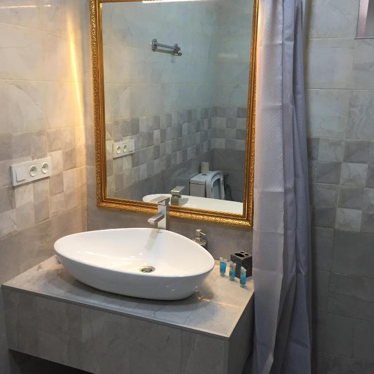 Koupelna v ubytování HOTEL COMFORT