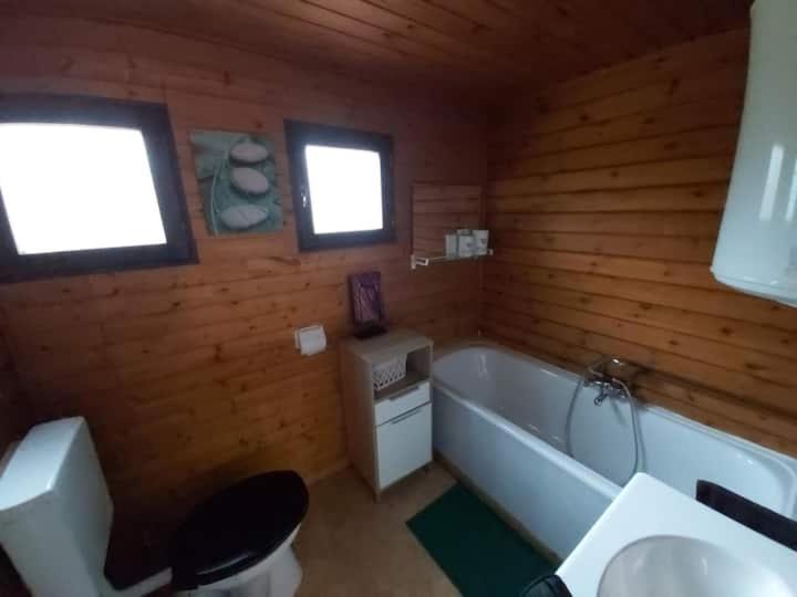 Koupelna v ubytování Chalet Ardennais 240 - La Boverie - Rendeux