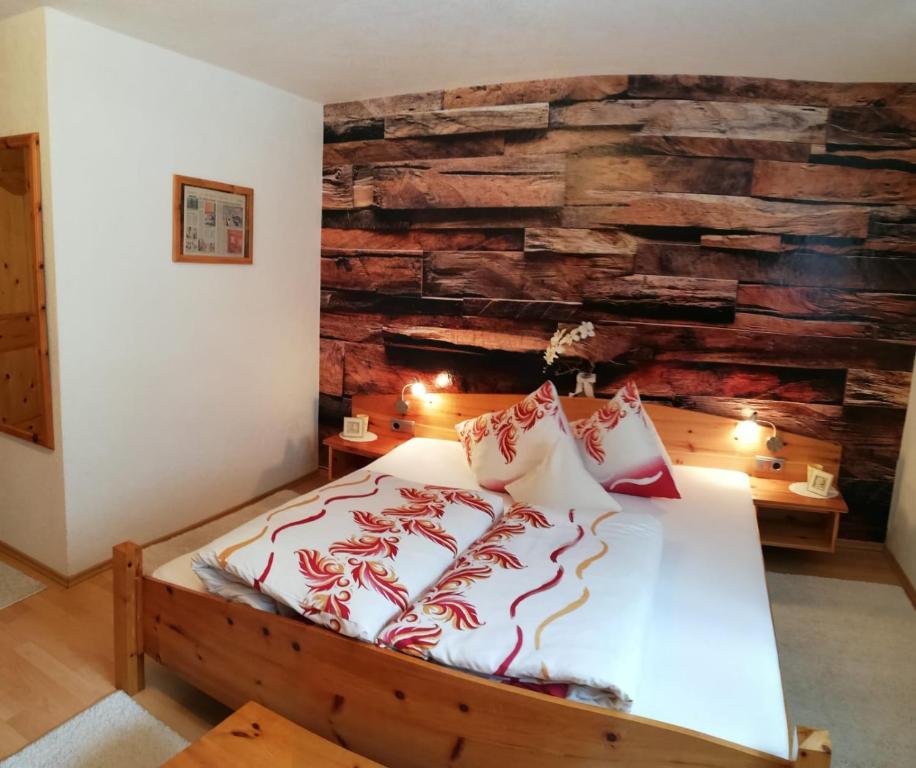 Postel nebo postele na pokoji v ubytování Temelerhof
