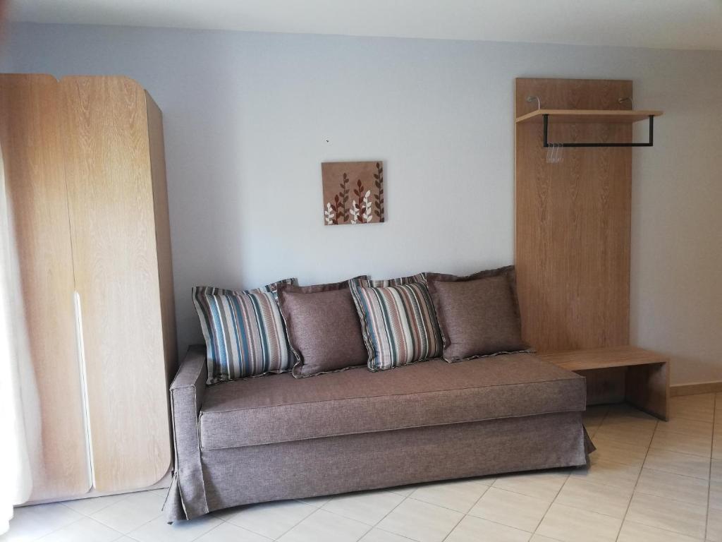 A seating area at Top Studios