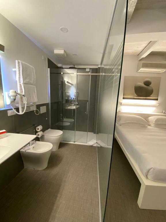 Koupelna v ubytování Urban Hotel Design