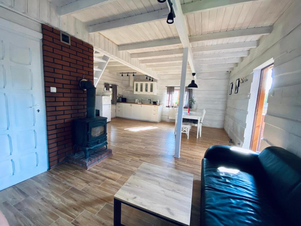 Posedenie v ubytovaní Tatarak domki na mazurach nad jeziorem Wałpusz - domek nr 1