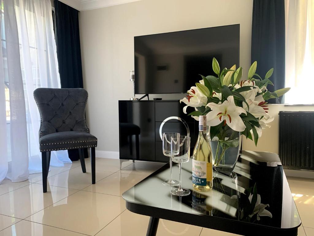 Posedenie v ubytovaní Willa Buk APARTAMENTY