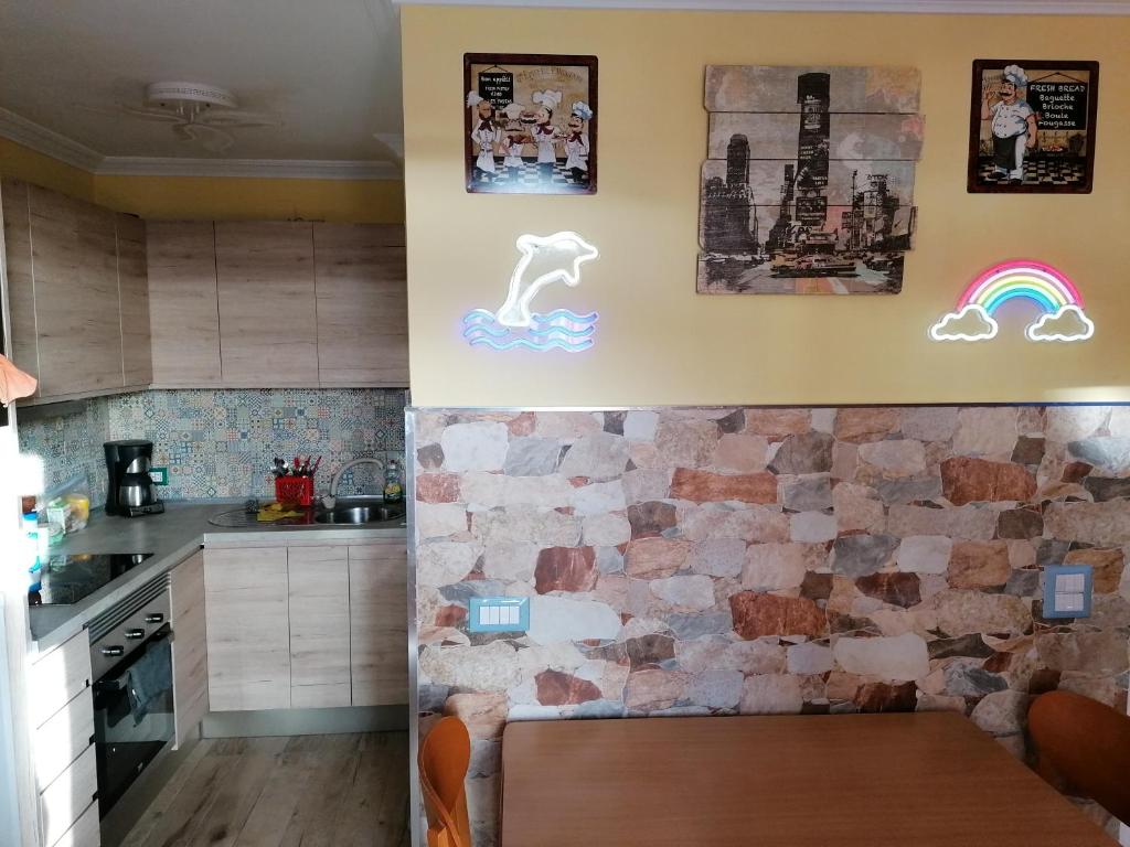 Kuchyňa alebo kuchynka v ubytovaní Apartamento Glamour near Yumbo Center