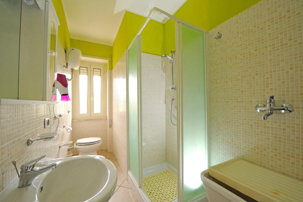 Koupelna v ubytování Casa Fusco