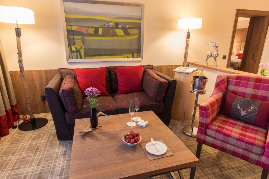 Posezení v ubytování Hotel Bavaria
