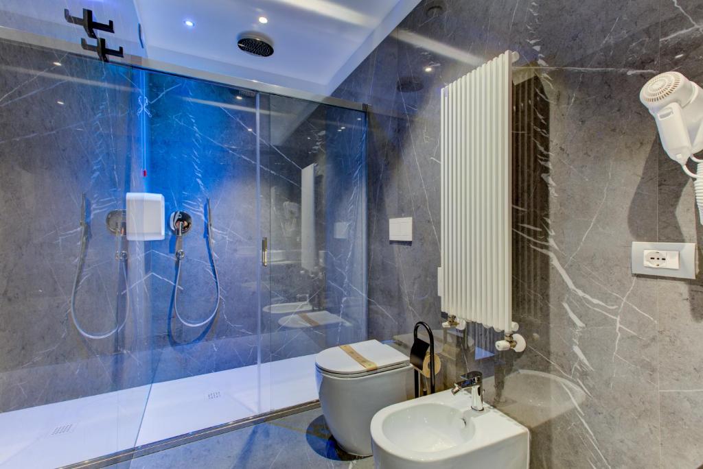 Koupelna v ubytování Hotel Due Mari & SPA
