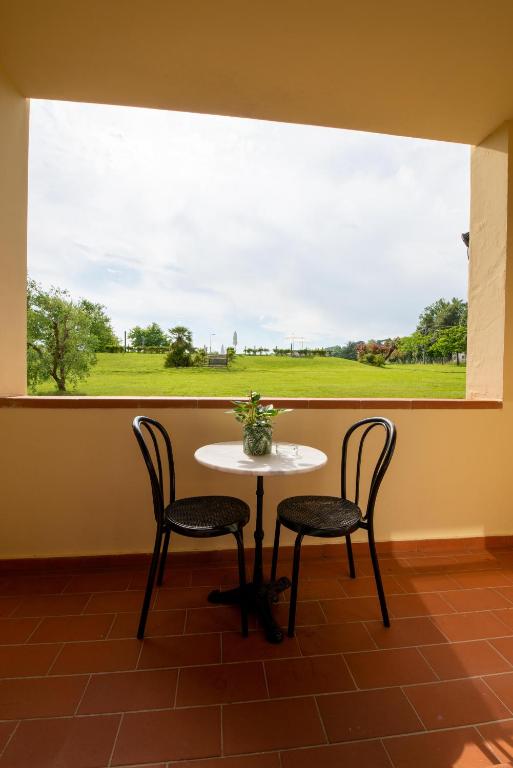 Balkón nebo terasa v ubytování Hotel Carignano