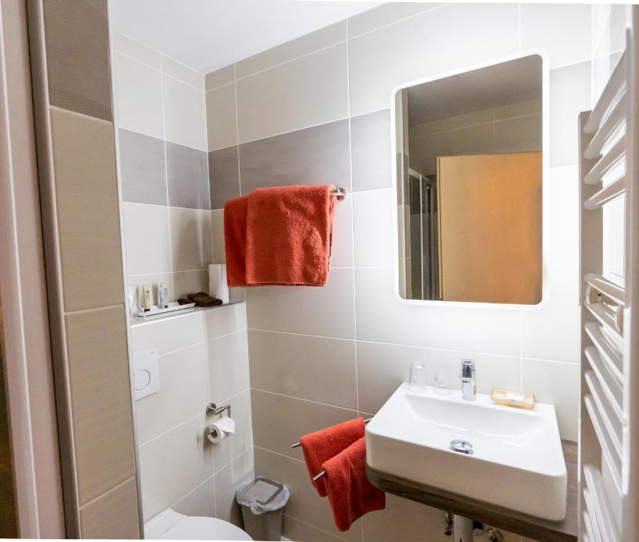 Koupelna v ubytování Hotel à l'Oriel