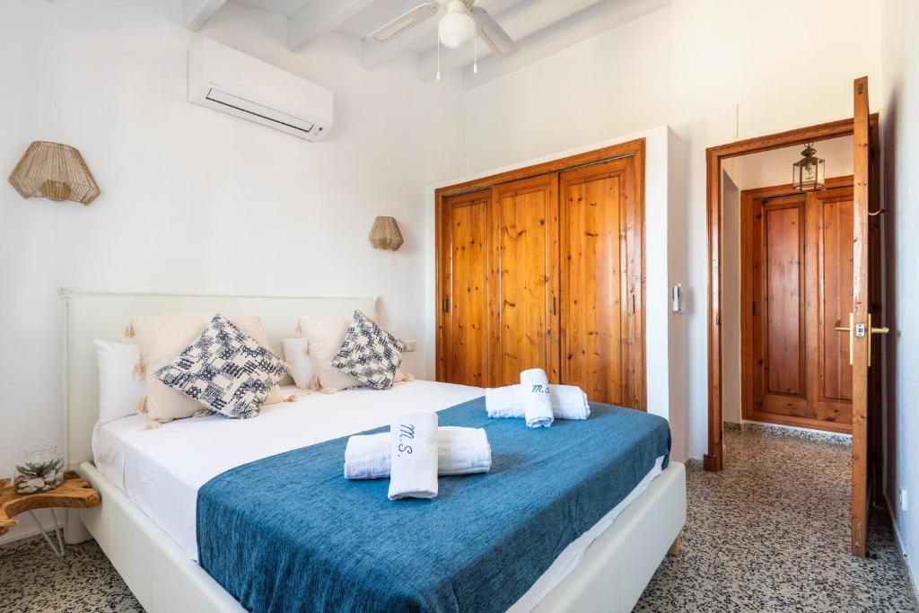 Postel nebo postele na pokoji v ubytování Villa Bella Mirada 4 chambres - piscine chauffée