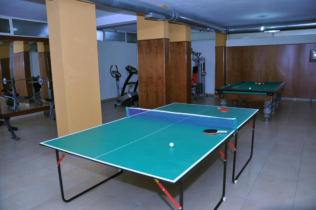 Herní místnost v ubytování Hotel Vila Lule