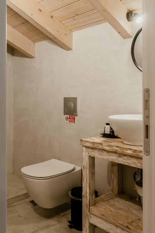 Koupelna v ubytování BOĒM Boutique Hotel Lefkada