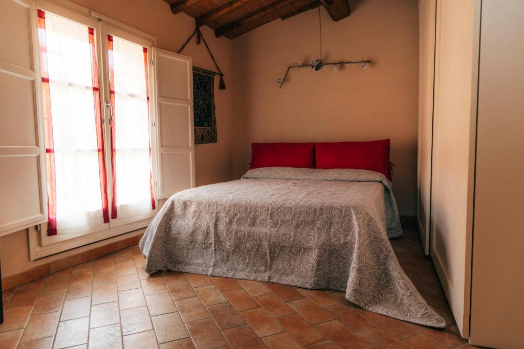 Posteľ alebo postele v izbe v ubytovaní Tenuta San Giovanni Lucca - Borgo del Locumone