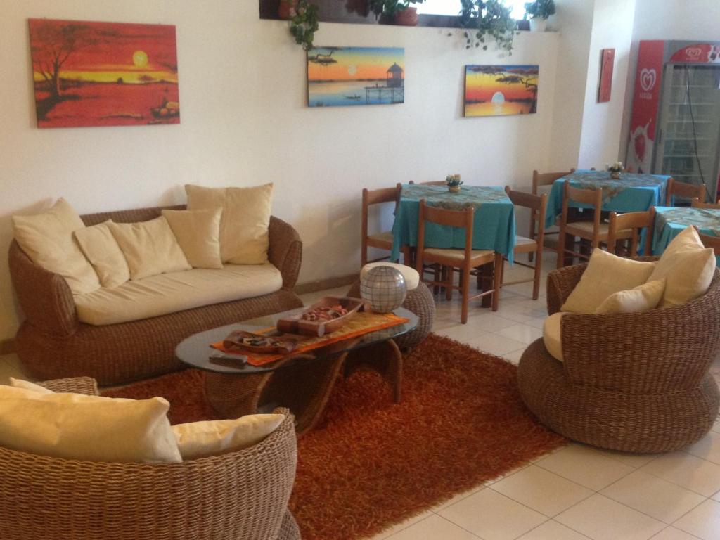 Posezení v ubytování Hotel Tesoriero