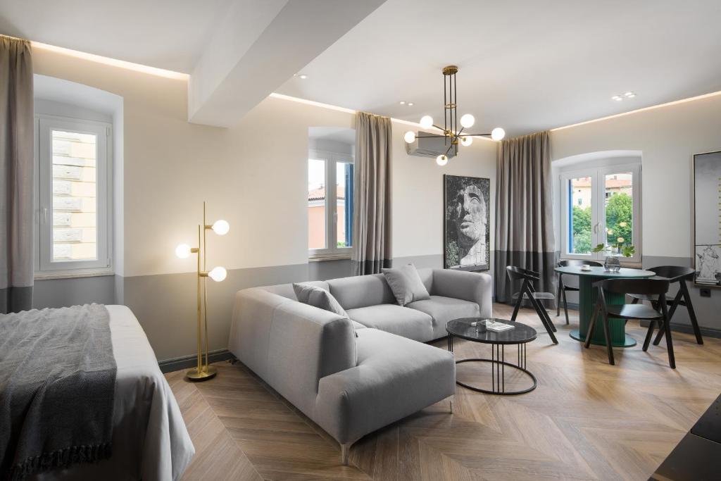 Posedenie v ubytovaní Borgo Apartment