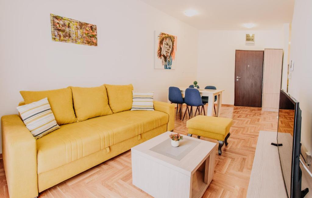 Posezení v ubytování Peace 2 Apartments with parking
