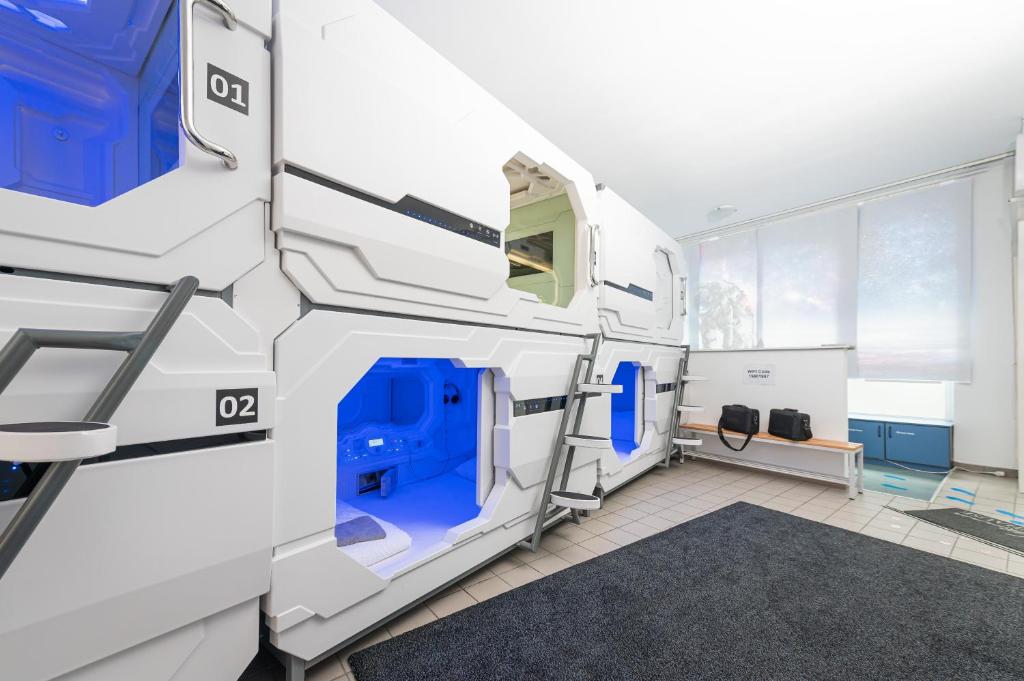 Η κουζίνα ή μικρή κουζίνα στο Space Home Apartment - Inner City